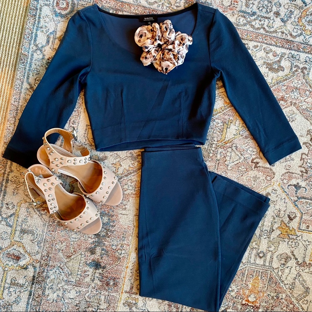 Matching Skirt and Crop Set